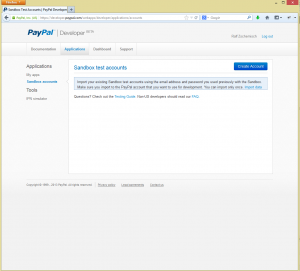 Sandbox Accounts | PayPal Developer